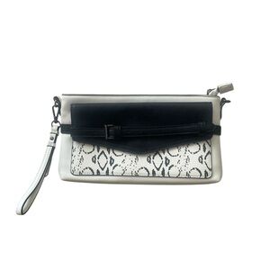 Reed Krakoff Black and White Wristlet Clutch